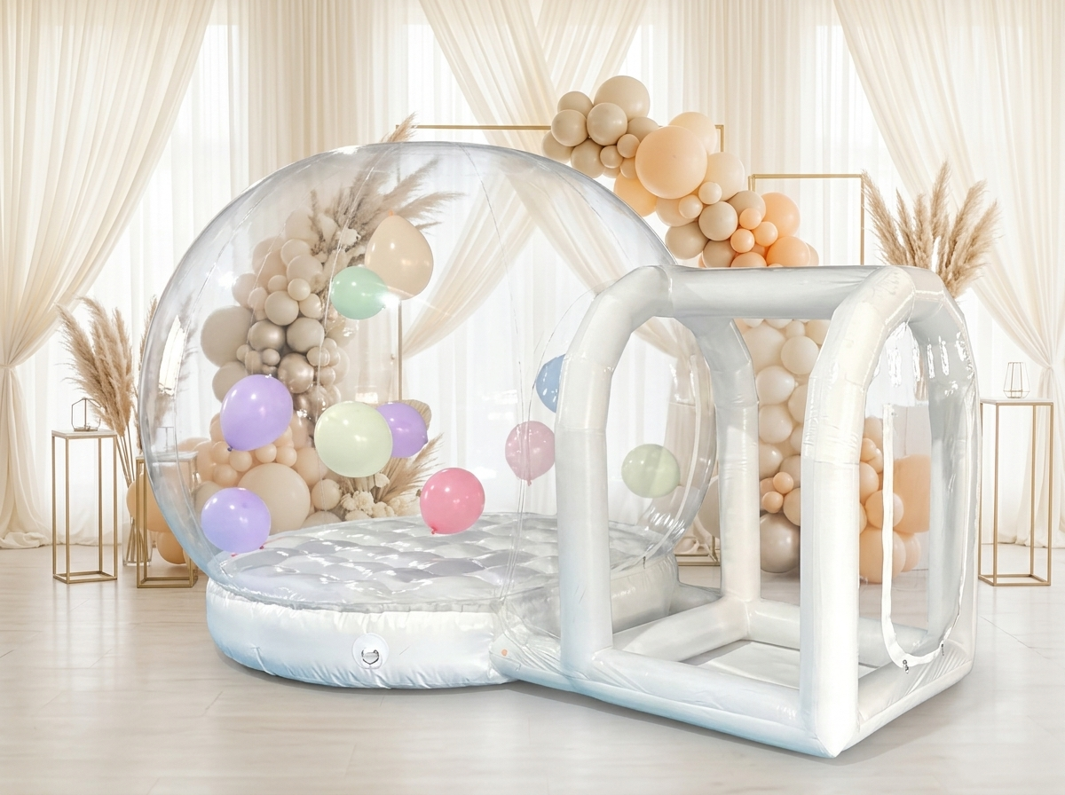 Bubble House Luxo em ambiente sofisticado